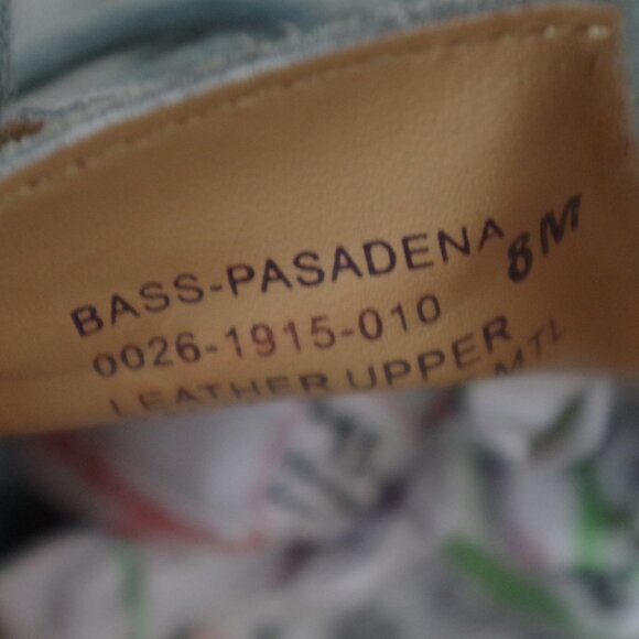 Bass Pasadena Grey Suede Derby Shoes Size 8 - Picture 2 of 8